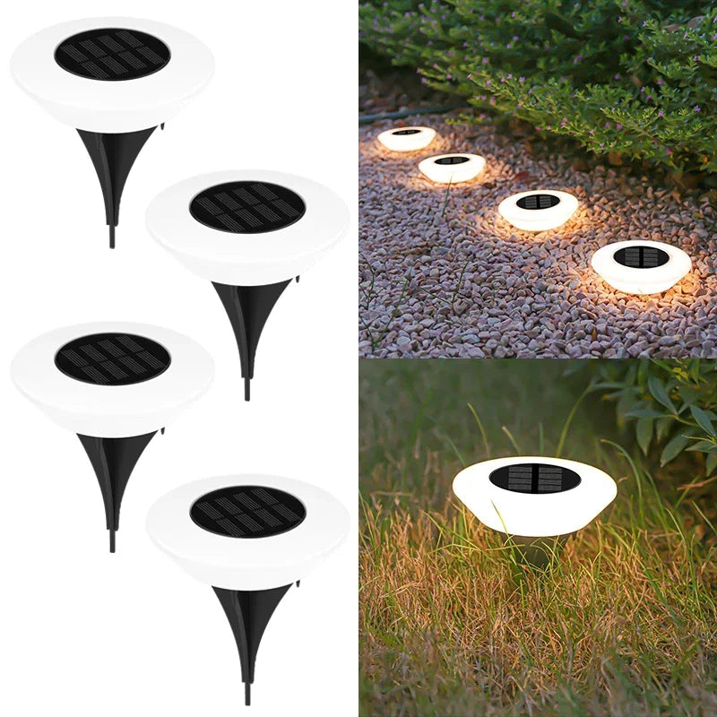 SolarGlow 360° Outdoor Waterproof LED Pathway Lights