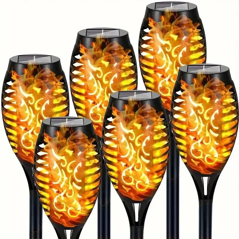 Solar Flame Outdoor Garden Lamp