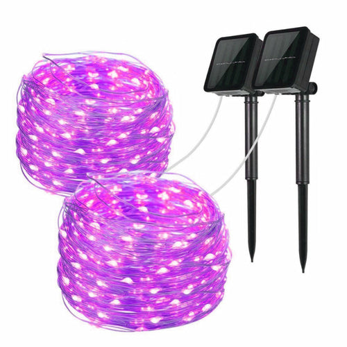 Mini Fiery Solar String Lights ā 100 LED Firefly Glow