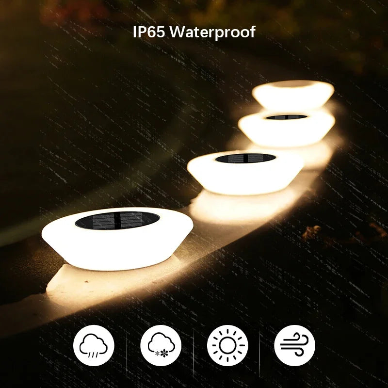 SolarGlow 360° Outdoor Waterproof LED Pathway Lights