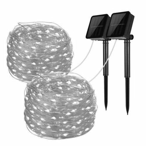Mini Fiery Solar String Lights – 100 LED Firefly Glow